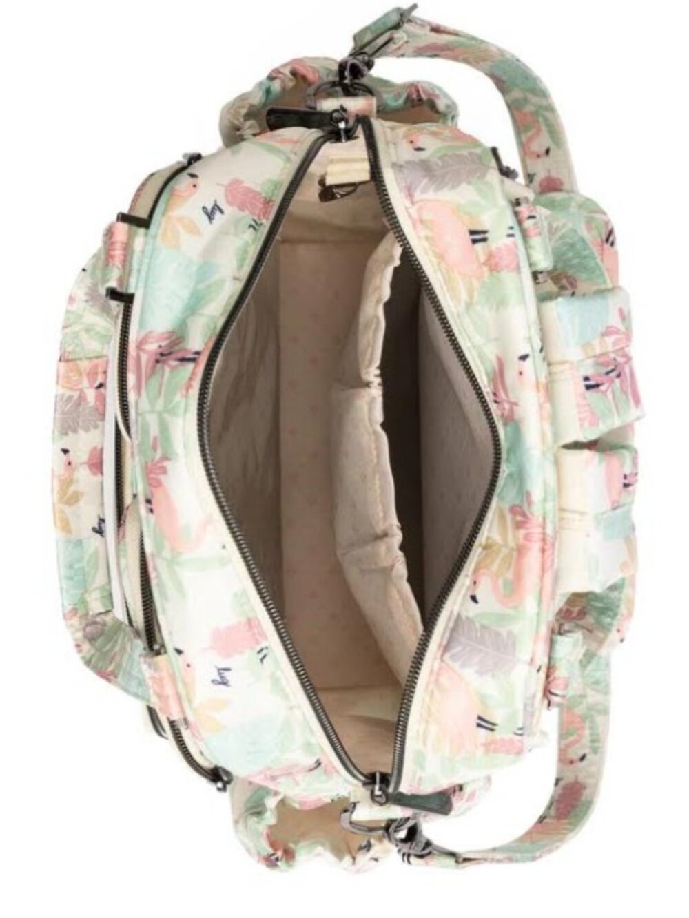 Lug Legacy Collection Mini Puddle Jumper Convertible Tote Bag Flamingo Foliage - Picture 4 of 12